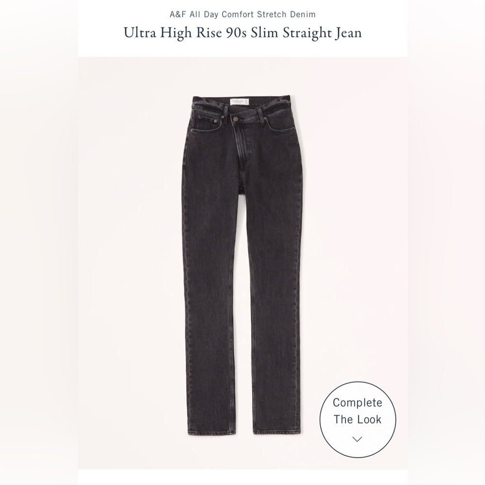 NWT | A&F Ultra High-Rise Slim Straight Jeans